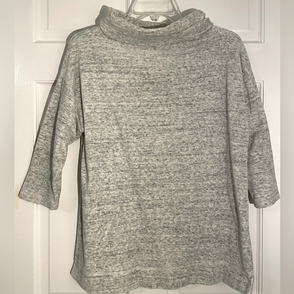 Talbots -Mp - soft velour - large turtle neck collar - drop shoulders - Picture 1 of 5